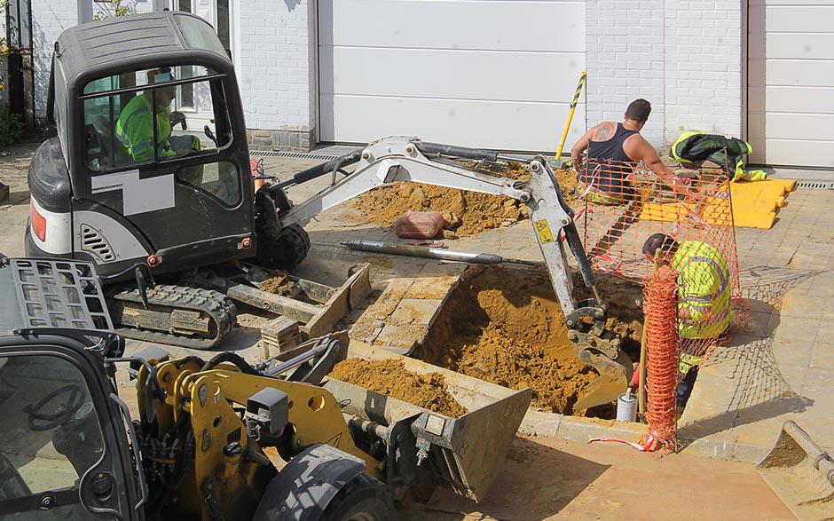 canalisation assainissement Étréchy