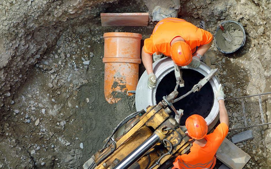 canalisation assainissement Étréchy